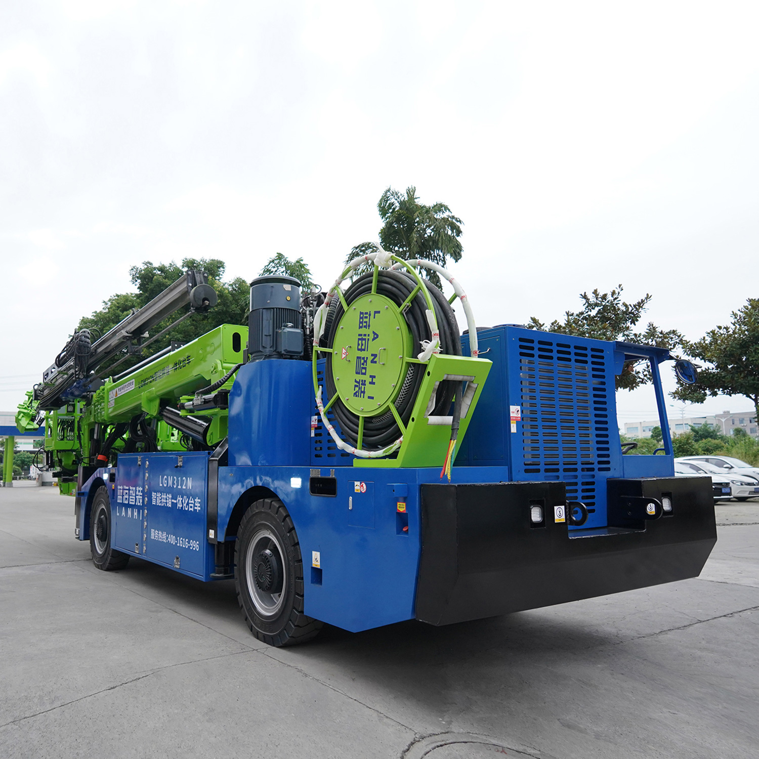 藍(lán)海智裝智能LGM312N智能拱錨一體化臺車在隧道施工中的優(yōu)勢